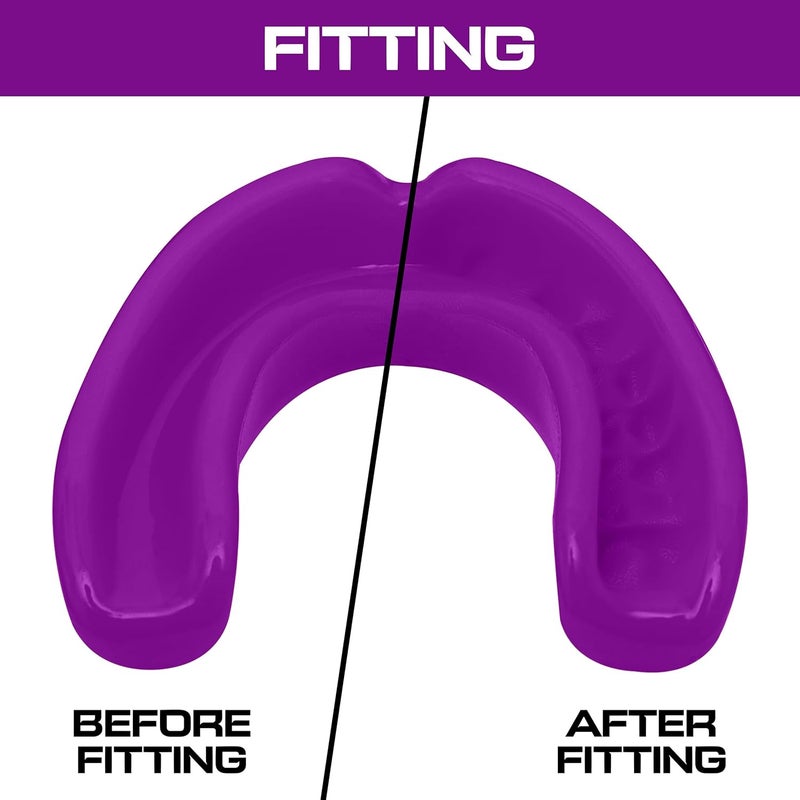 BFS IMPEX Sports Mouth Guard for Kids,Youth,Boys,Girls,Child Teen Mouthguard with Case (BPA Free) for Boxing, Martial Arts,MMA Karate,Lacrosse,Football,Soccer and All Contact Sports (Purple) - Image 5